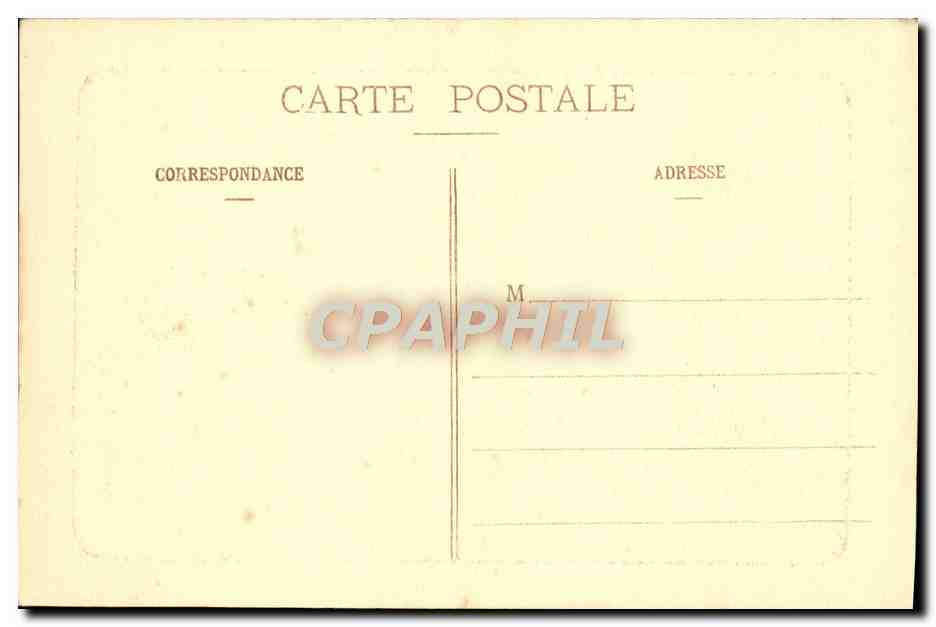 CPA Marseille Fort St Jean Et Cathedrale — Verso