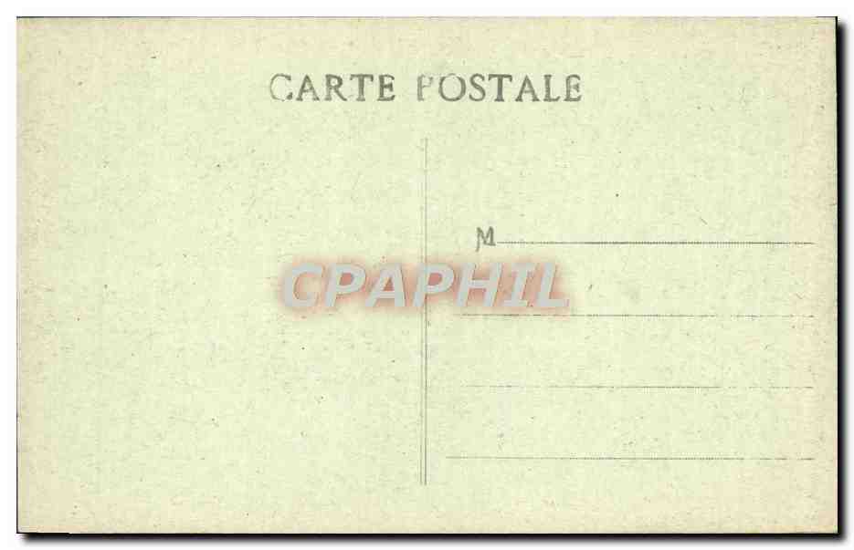 CPA Marseille Rue Cannebiere Tramway — Verso