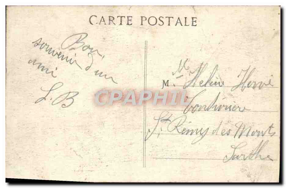 AIX-en-PROVENCE — Cours Mirabeau — Collection Unic — Verso