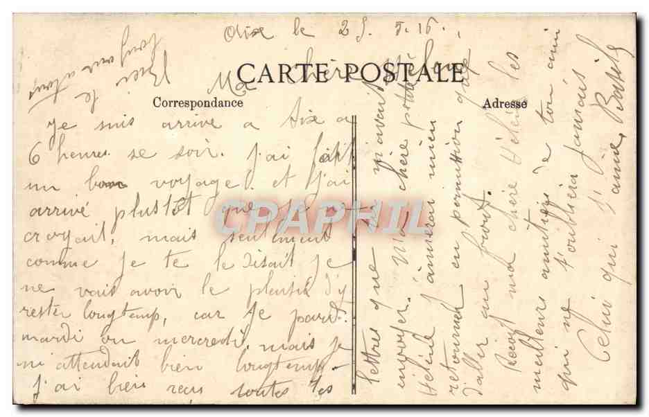 Aix-en-Provence — Détails de la Porte St-Sauveur (XVe siècle) — Éditeur E.D. n° 2496 — Verso