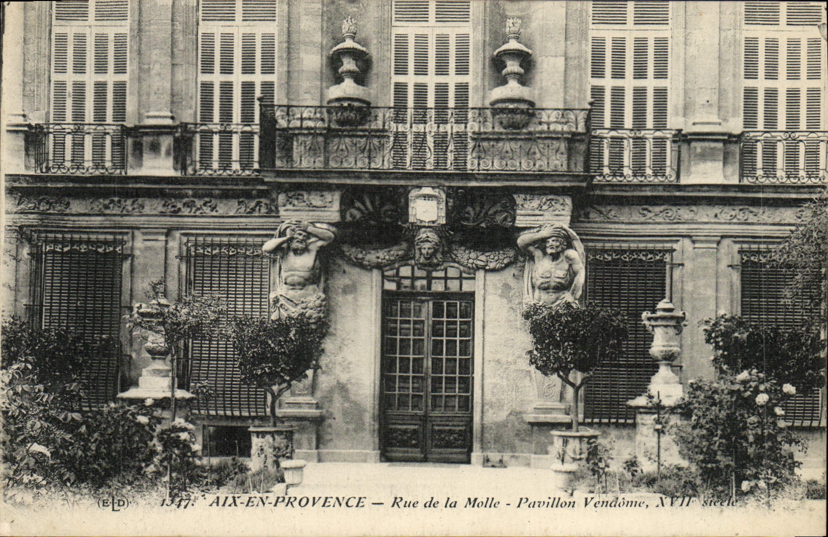 Aix-en-Provence — Rue de la Molle — Pavillon Vendôme, XVIIe siècle