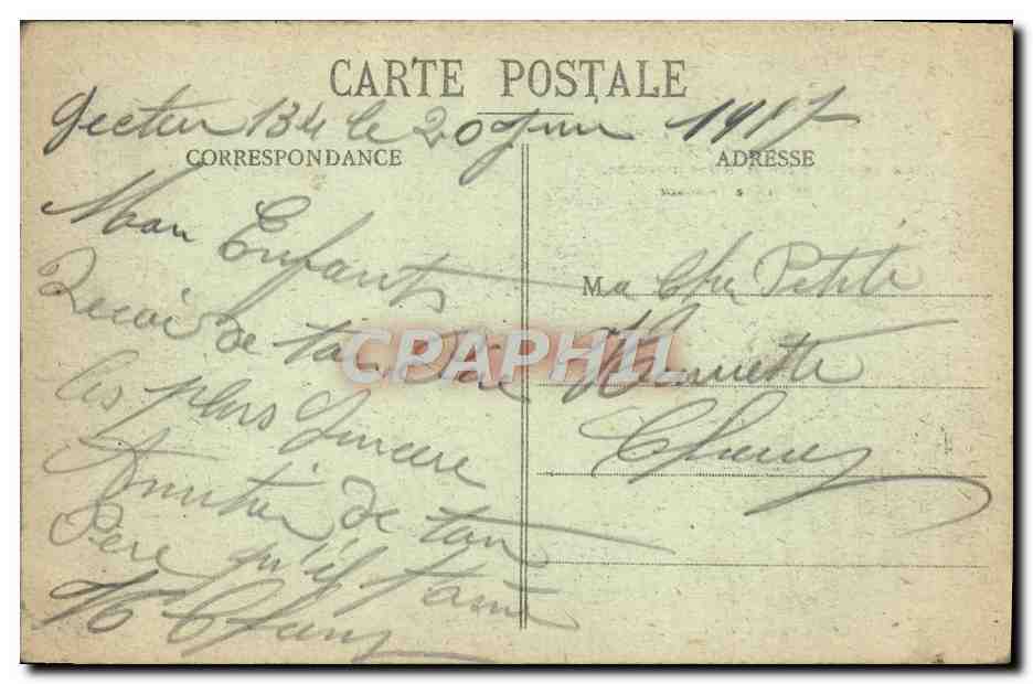 CPA Arcis Sur Aube La Caisse D'Epargne  — Back