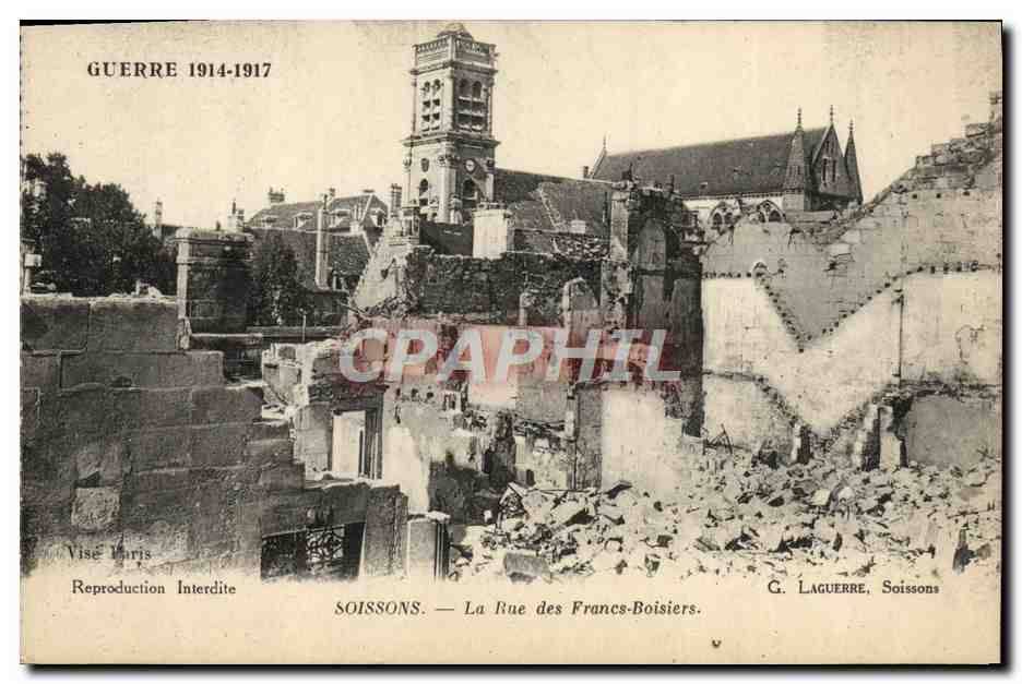 Soissons — La Rue des Francs-Boisiers — G. Laguerre, Soissons