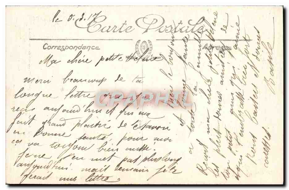 Villers-Franqueux (Aisne) — Église après le bombardement — LL. — Reverso
