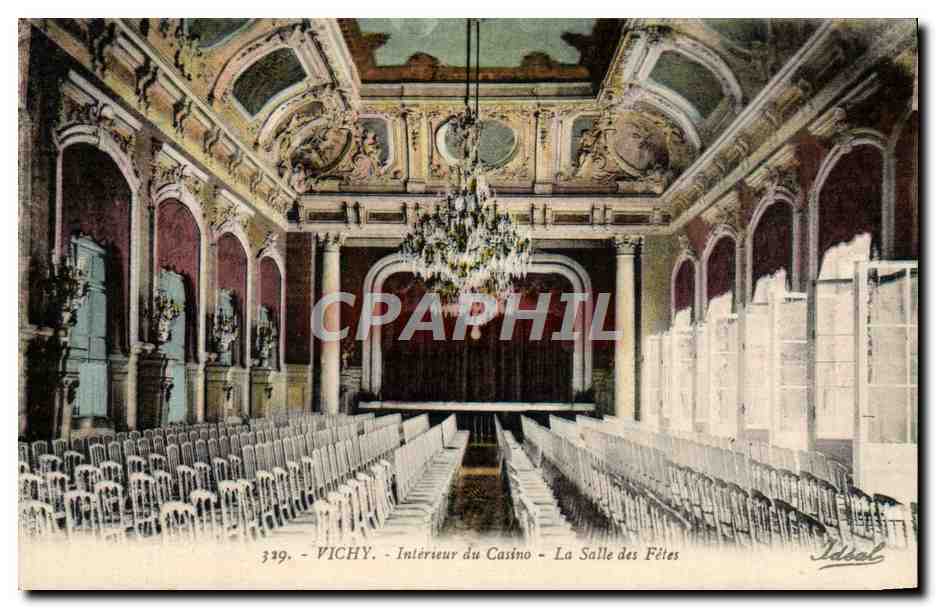 CPA Vichy Interieur Du Casino La Salle Des Fetes