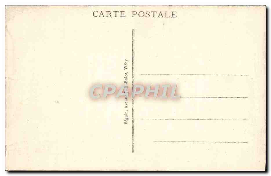 CPA Vichy Interieur Du Casino La Salle Des Fetes — Verso