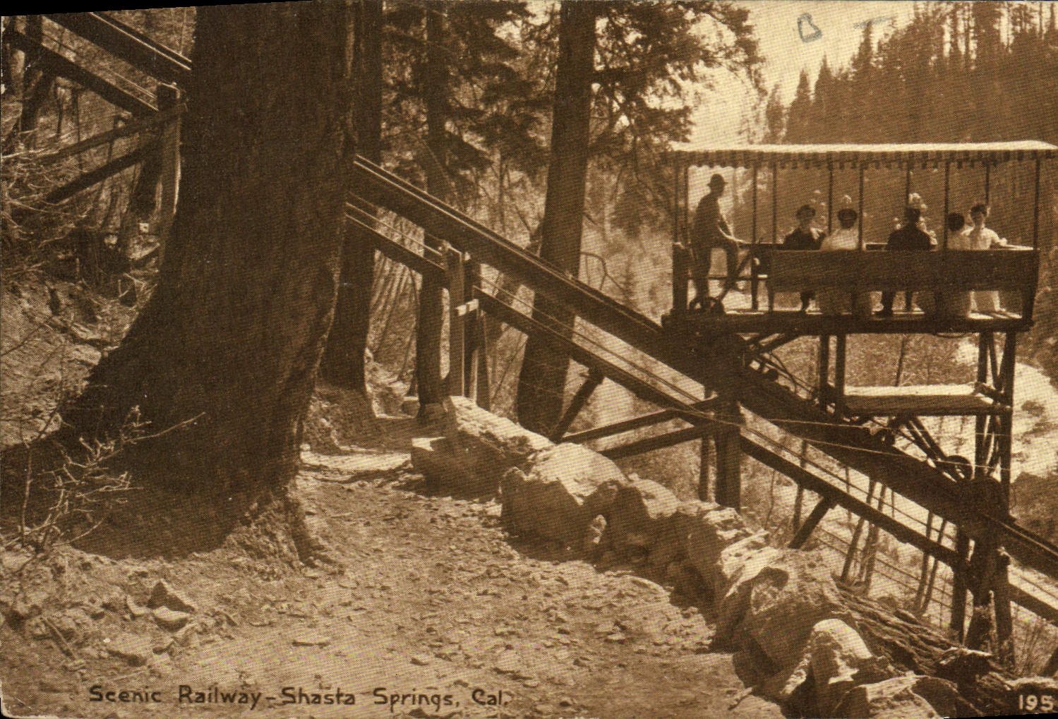 CPA Scenic Railway Shasta Springs Cal