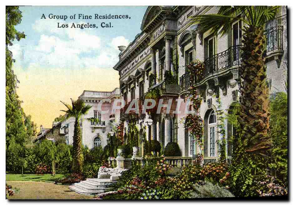 CPA A Groupe Of Fine Residences Los Angesles Cal