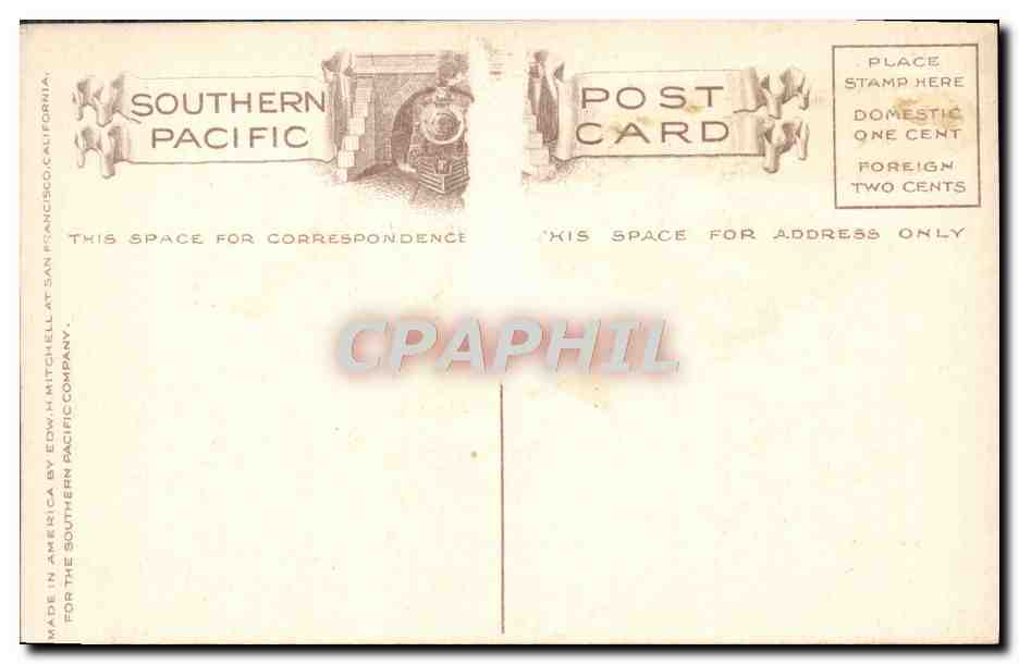 CPA Hotel Potter Santa Barbara California  — Rückseite