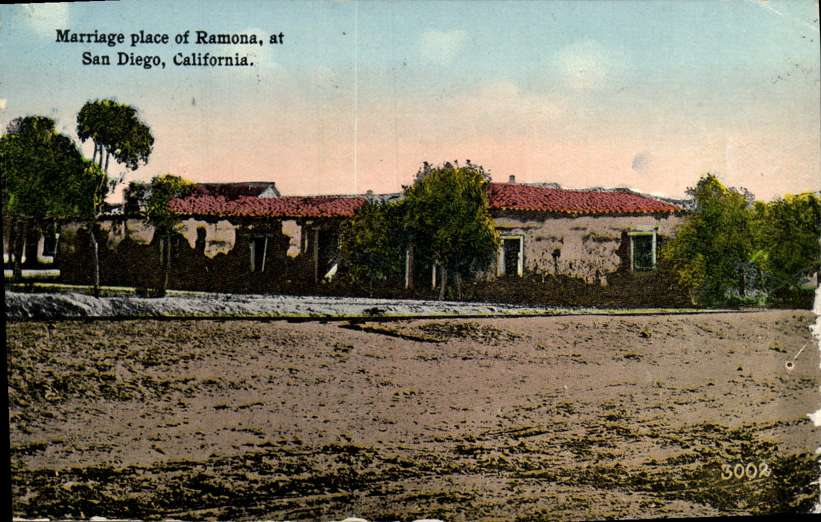 CPA Marriage Place Of Ramona At San Diego California