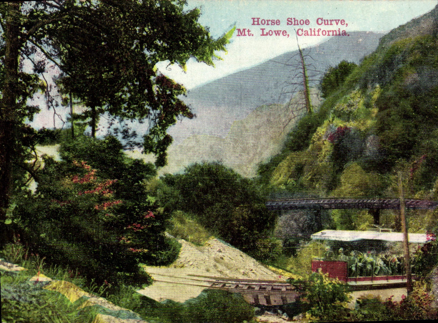 CPA Horse Shoe Curve Mt Lowe California