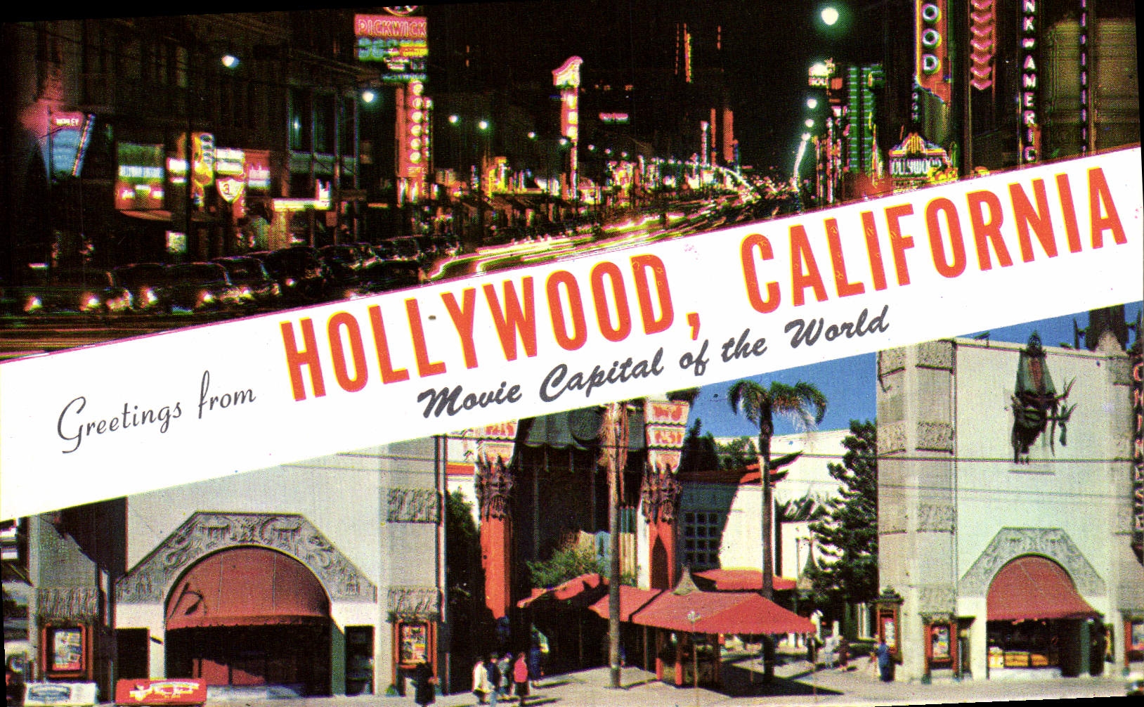 CPM Greetings From Hollywood California Cinema 