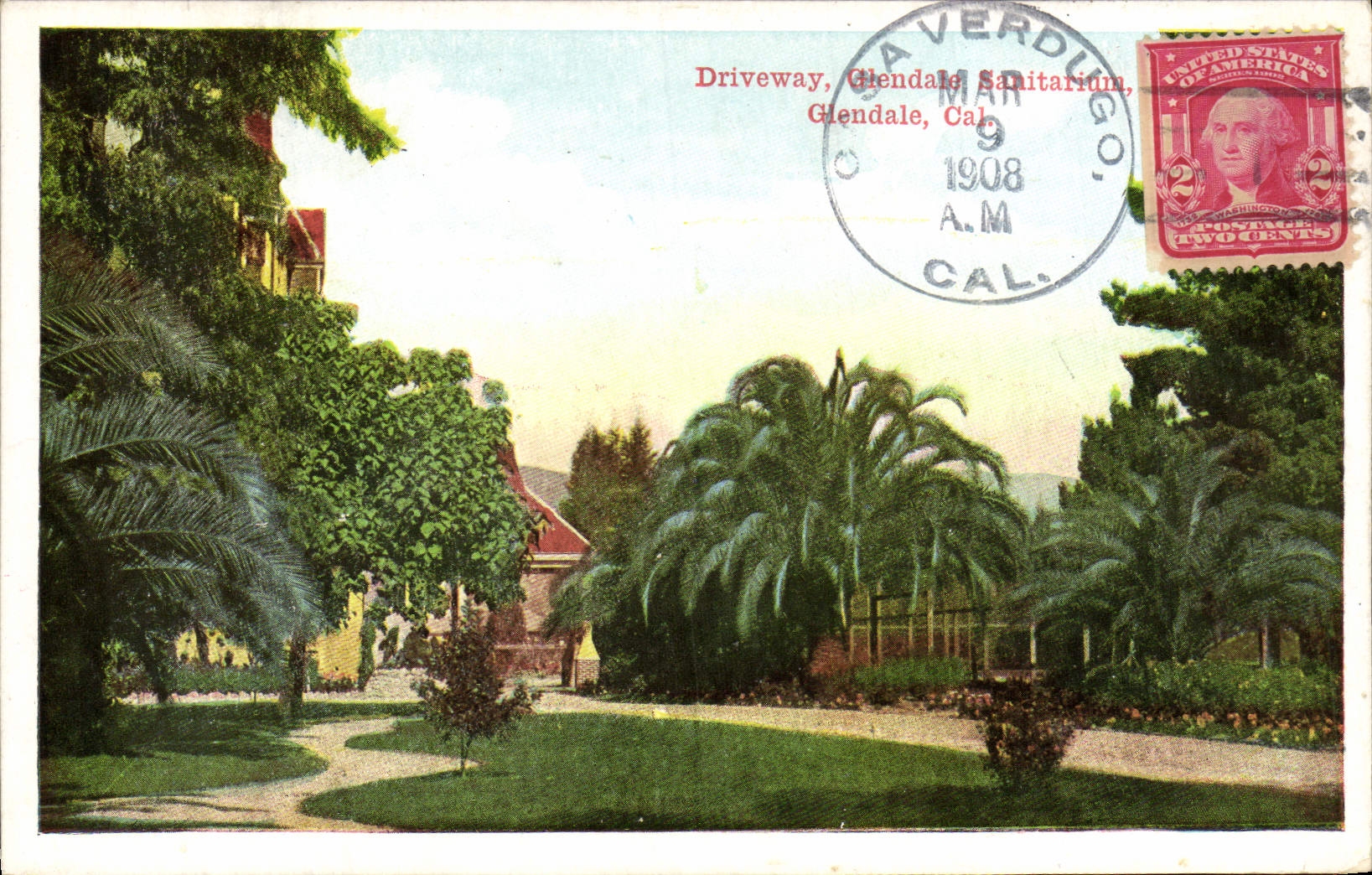 CPA Driveway Glendale Sanitarium Glendale Cal