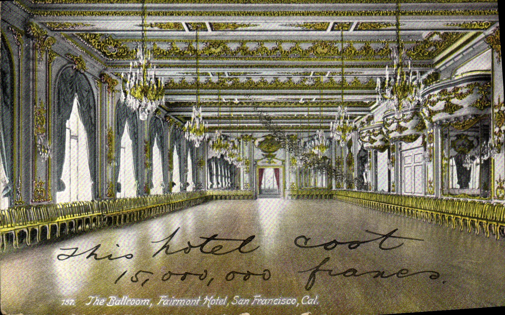 CPA The Ballroom Fairmont Hotel San Francisco Cal