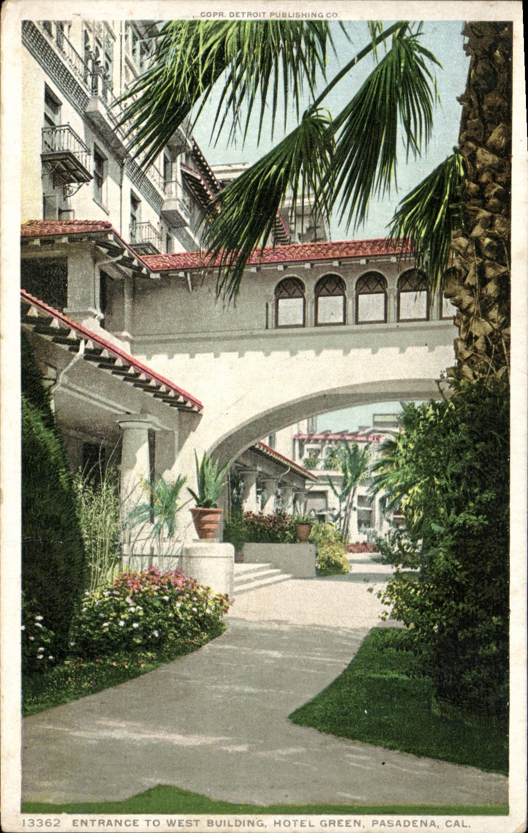 CPA Entrance To West Building Hotel Green Pasadena Cal