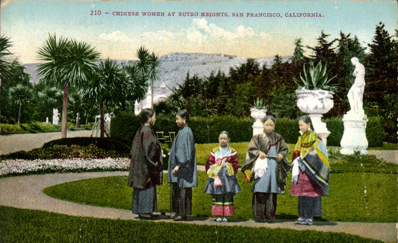 CPA Chinese Women At Sutro Heights San Francisco California Chine China