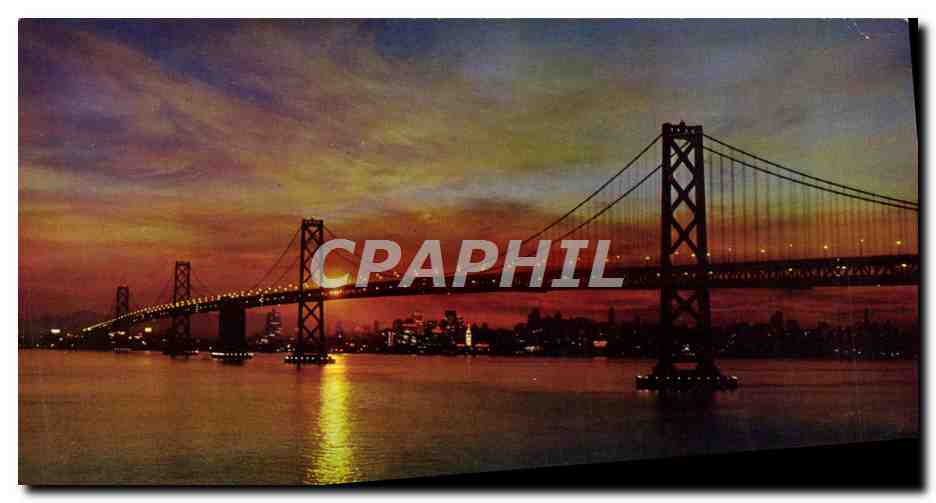 CPM Sunset San Francisco Bay Bridge California