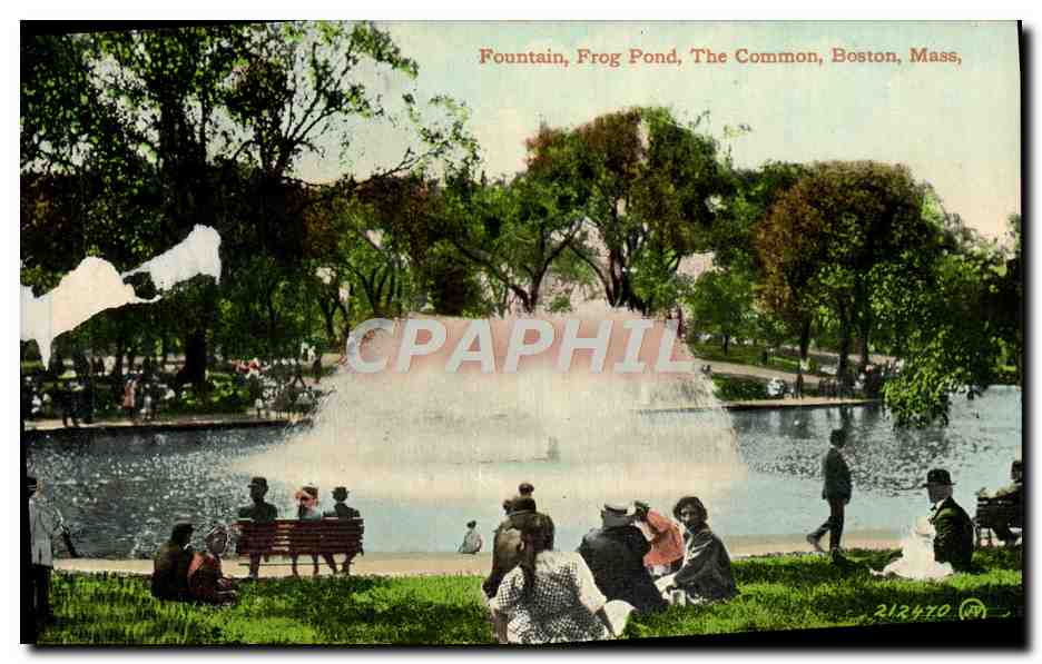CPA Fountain Frog Pond The Common Boston Mass