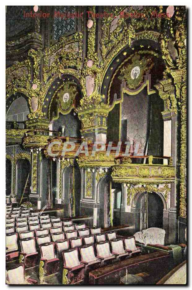 CPA Interior Majestic Theatre Boston Mass