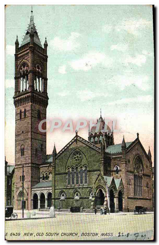 CPA New Old South Church Boston Mass