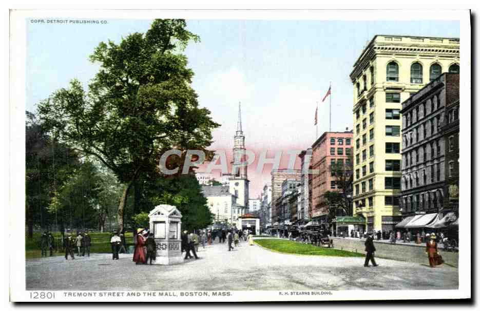 CPA Tremont Street And The Mall Boston Mass