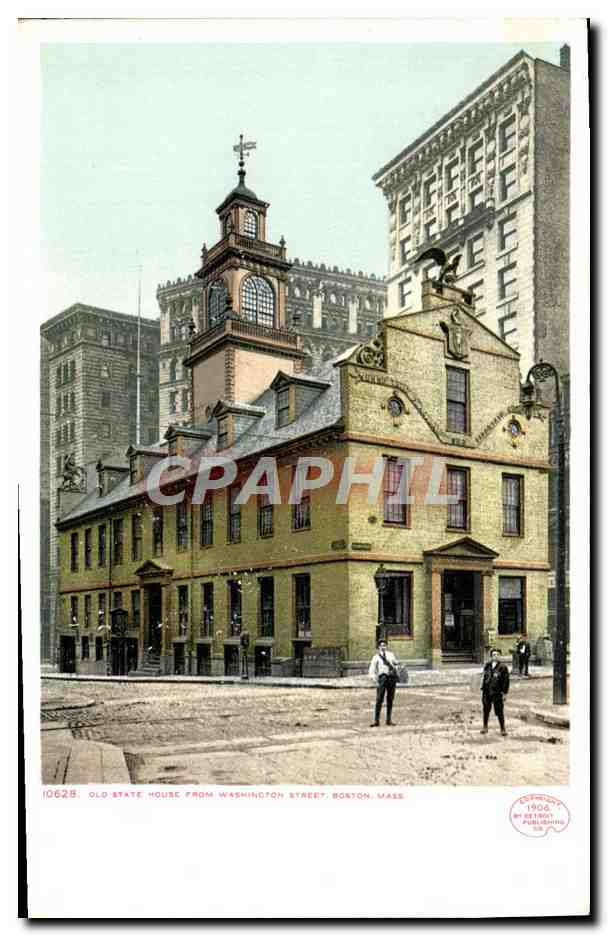 CPA Old State house from Washington Street Boston Mass