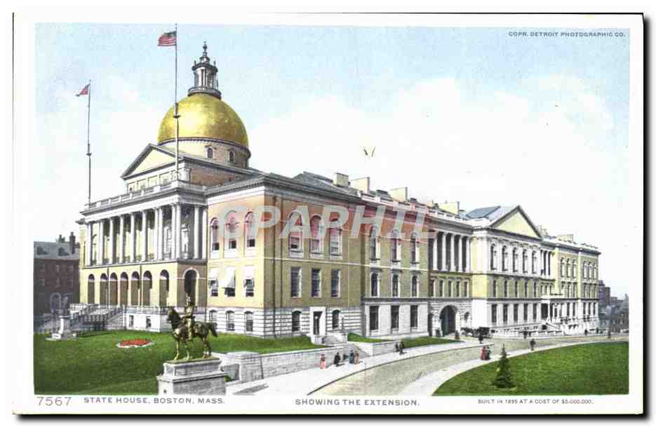 CPA State House Boston Mass Showing The Extension