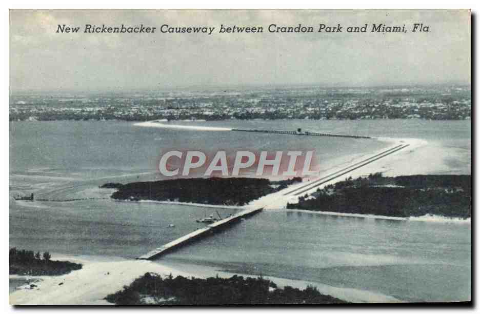 CPA New Rickenbacker Causeway Between Crandon Park And Miami Fla