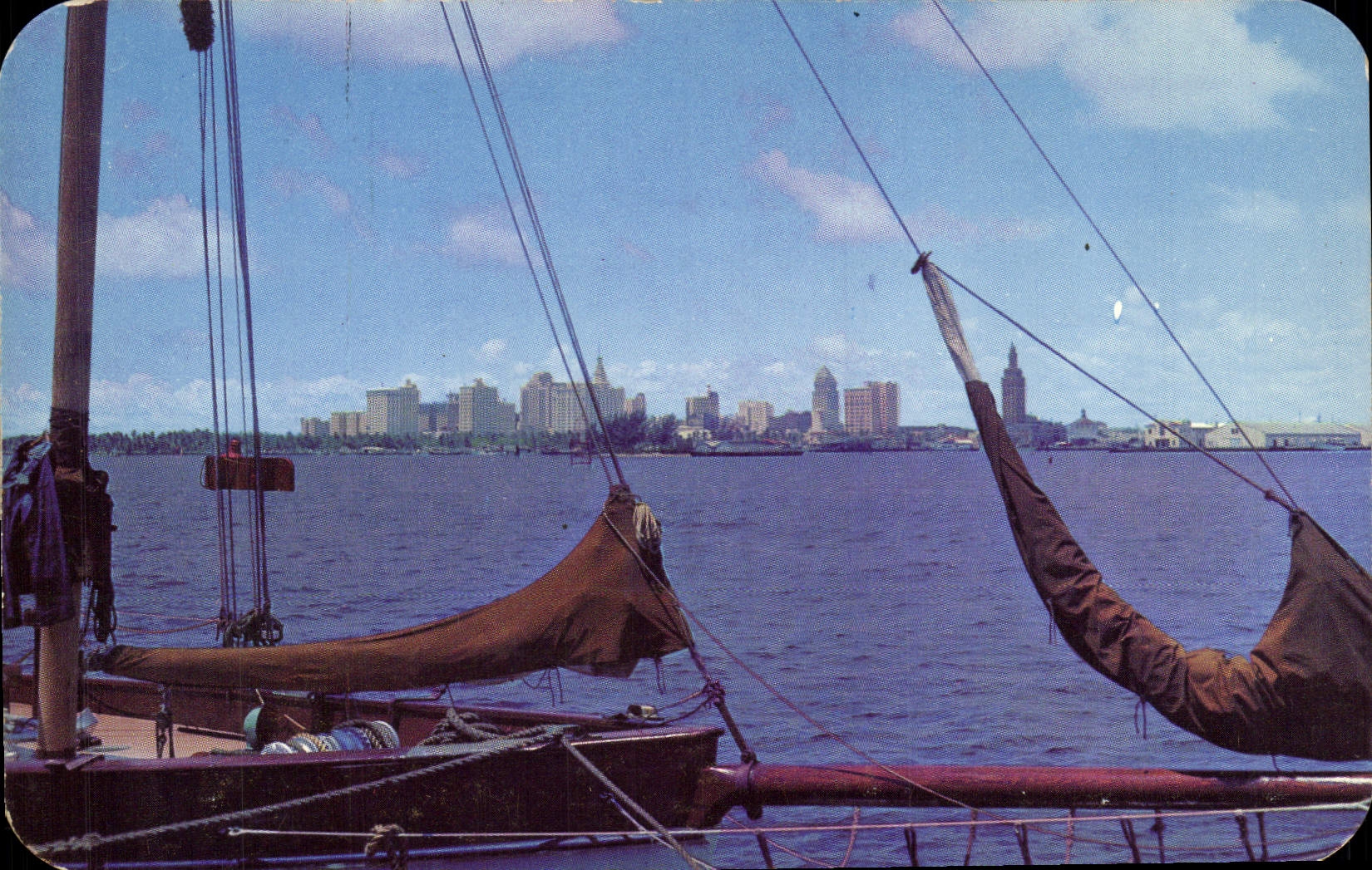 CPM Skyline Of Miami Fla 