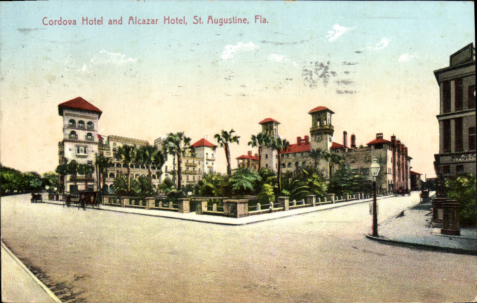 CPA Cordova Hotel and Alcazer Hotel St Augustine Fla