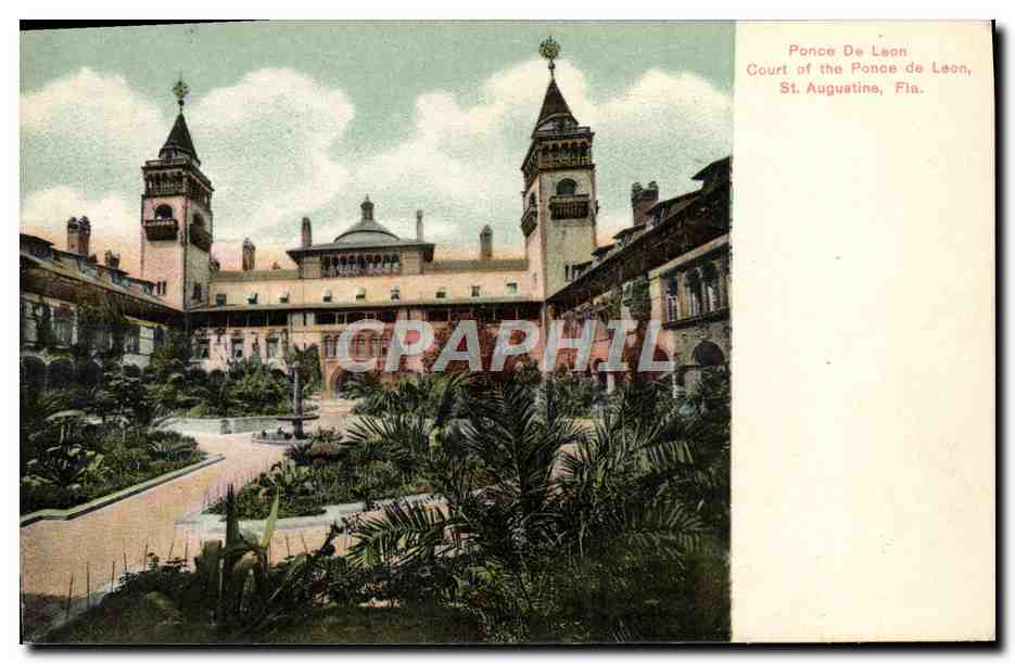 CPA Ponce De Leon Court Of The Ponce De Leon St Augustine Fla
