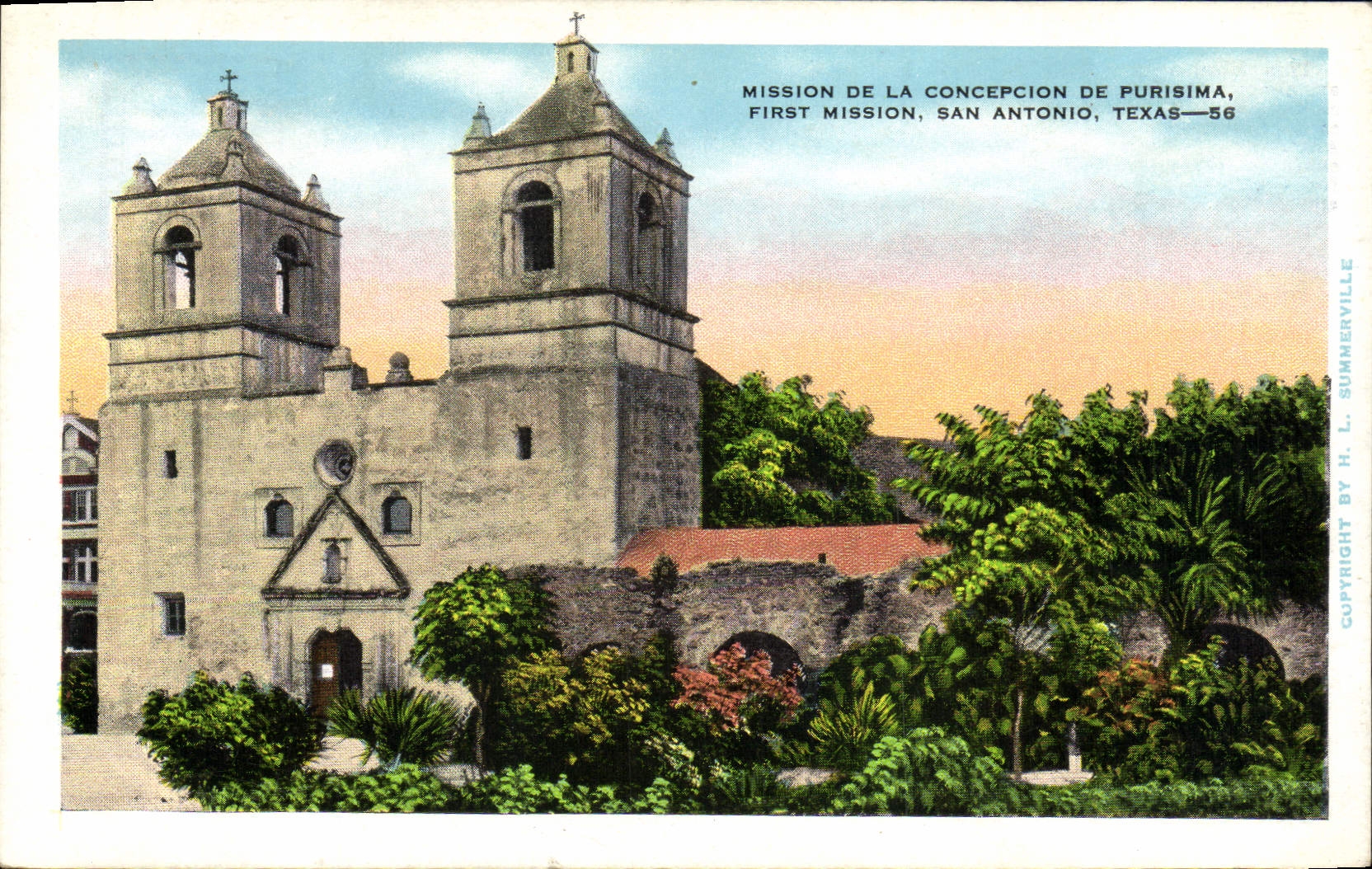CPA Mission De La Concepcion De Purisima First Mission San Antonio Texas