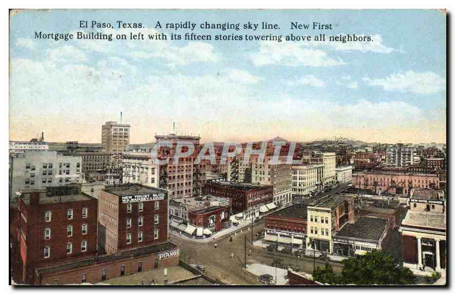 CPA El Paso Texas A Rapidly Changing Skt Line New First Mortgage Building