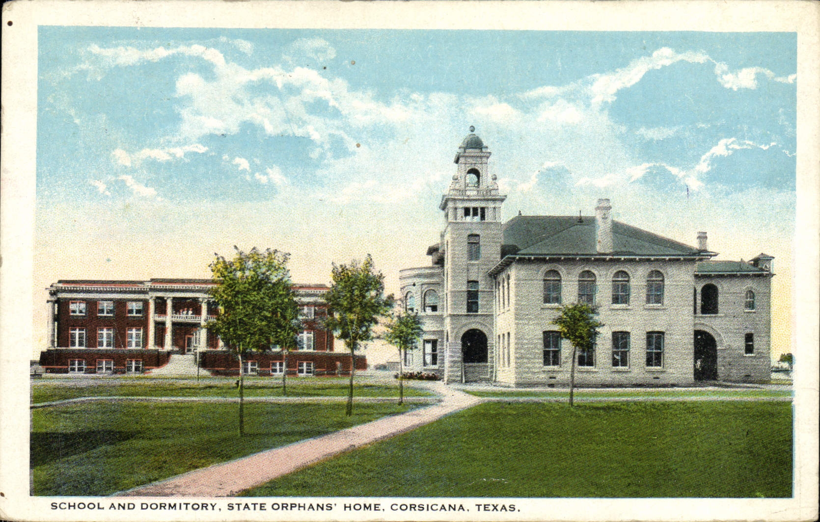 CPA School And Dormitory State Orphans Home Corsicana Texas
