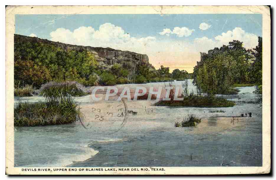 CPA Devils River Upper End Blaines Lake Near Del Rio Texas