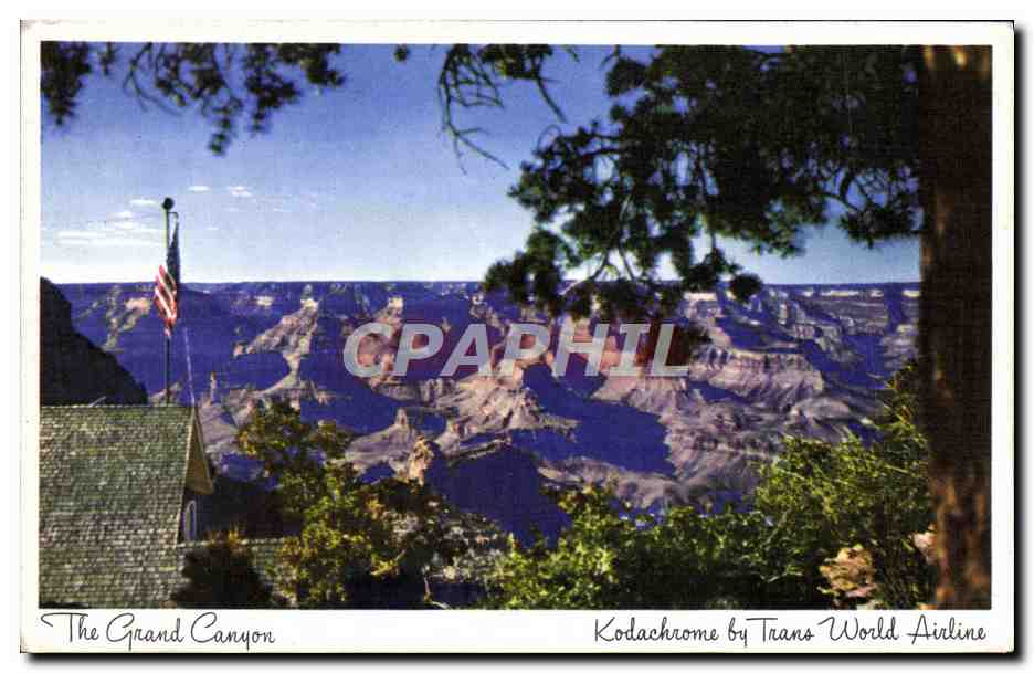CPA The Grand Canyon Kodachrome By Trans World Airline