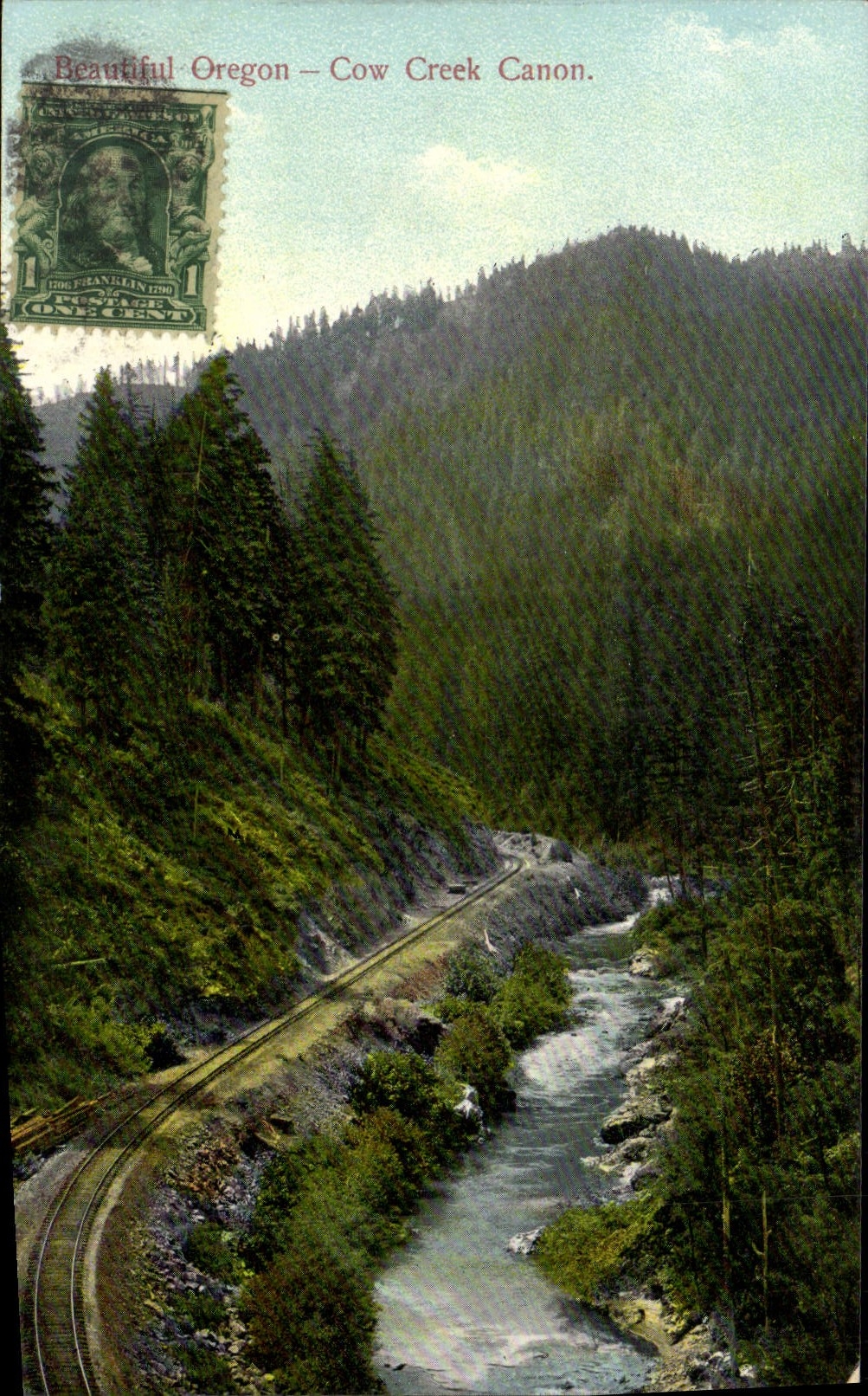 CPA Beautiful Oregon Cow Creek Canon