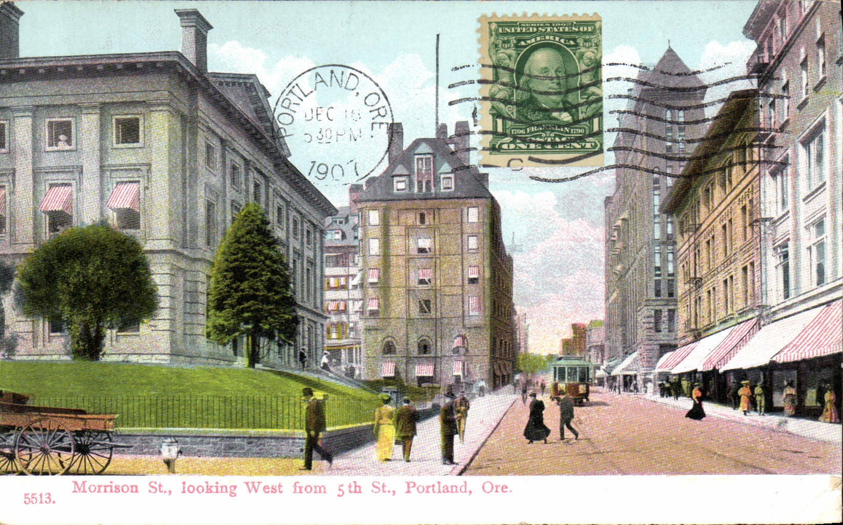 CPA Morrison St Looking West From St Portland Ore