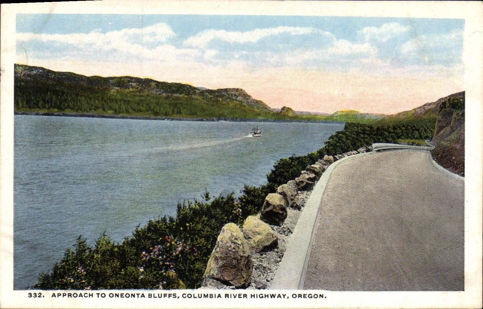 CPA Approach To Oneonta Bluffs Columbia River Highway Oregon