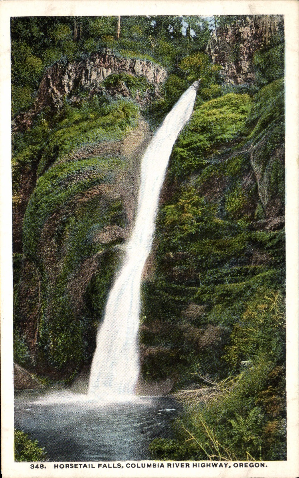 CPA Horsetail Falls Columbia River Highway Oregon