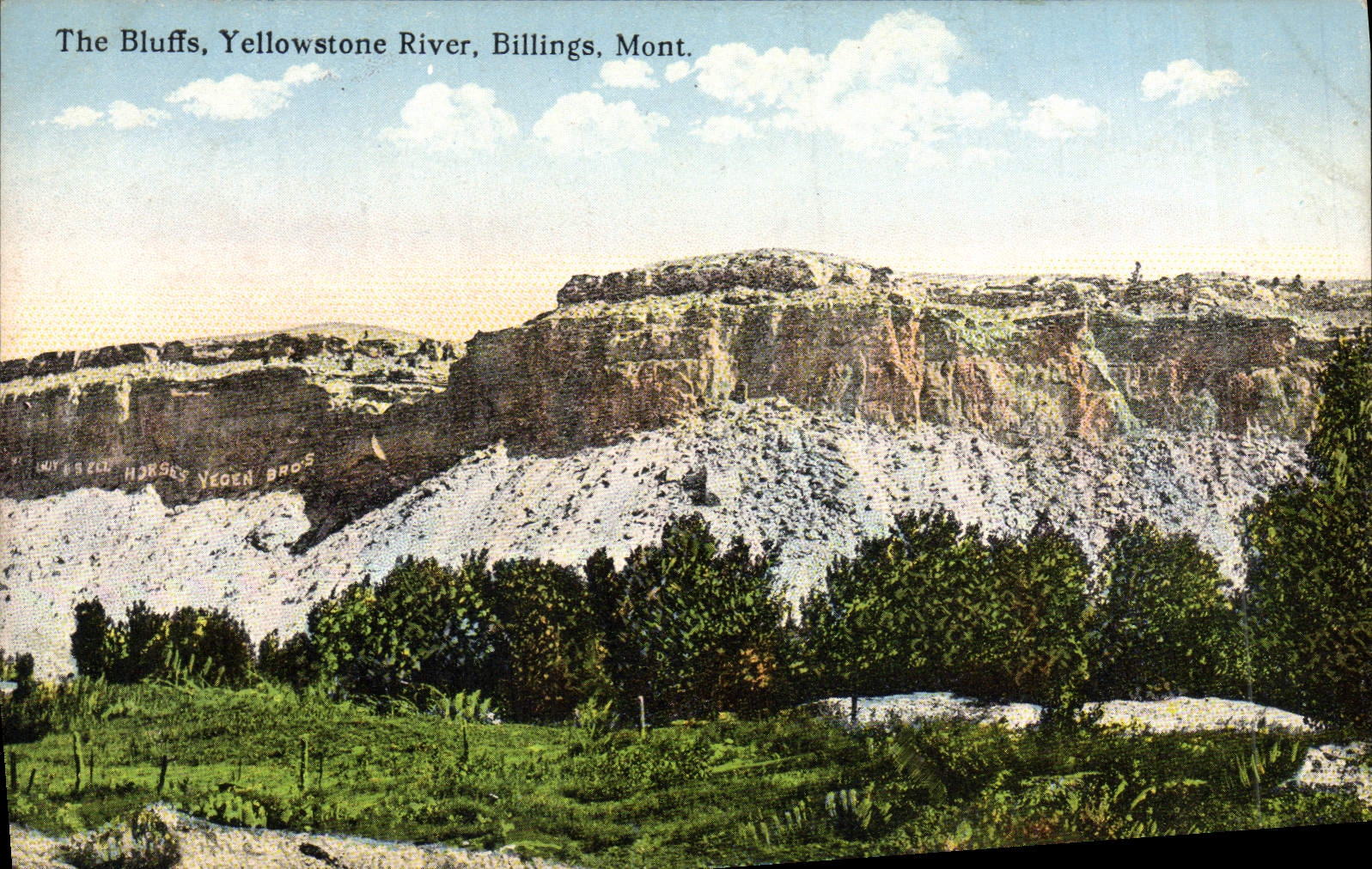 CPA The Bluffs Yellowstone River Billings Mont