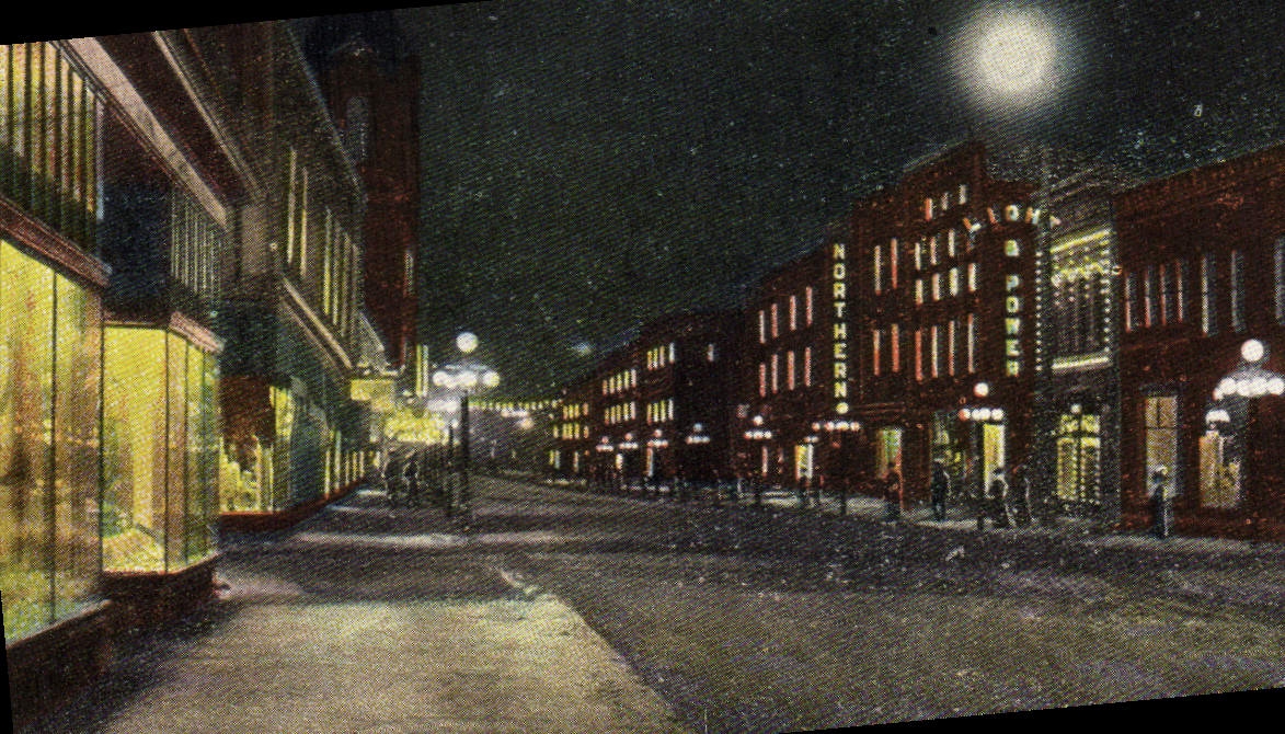 CPA Broadway at night Billings Mont