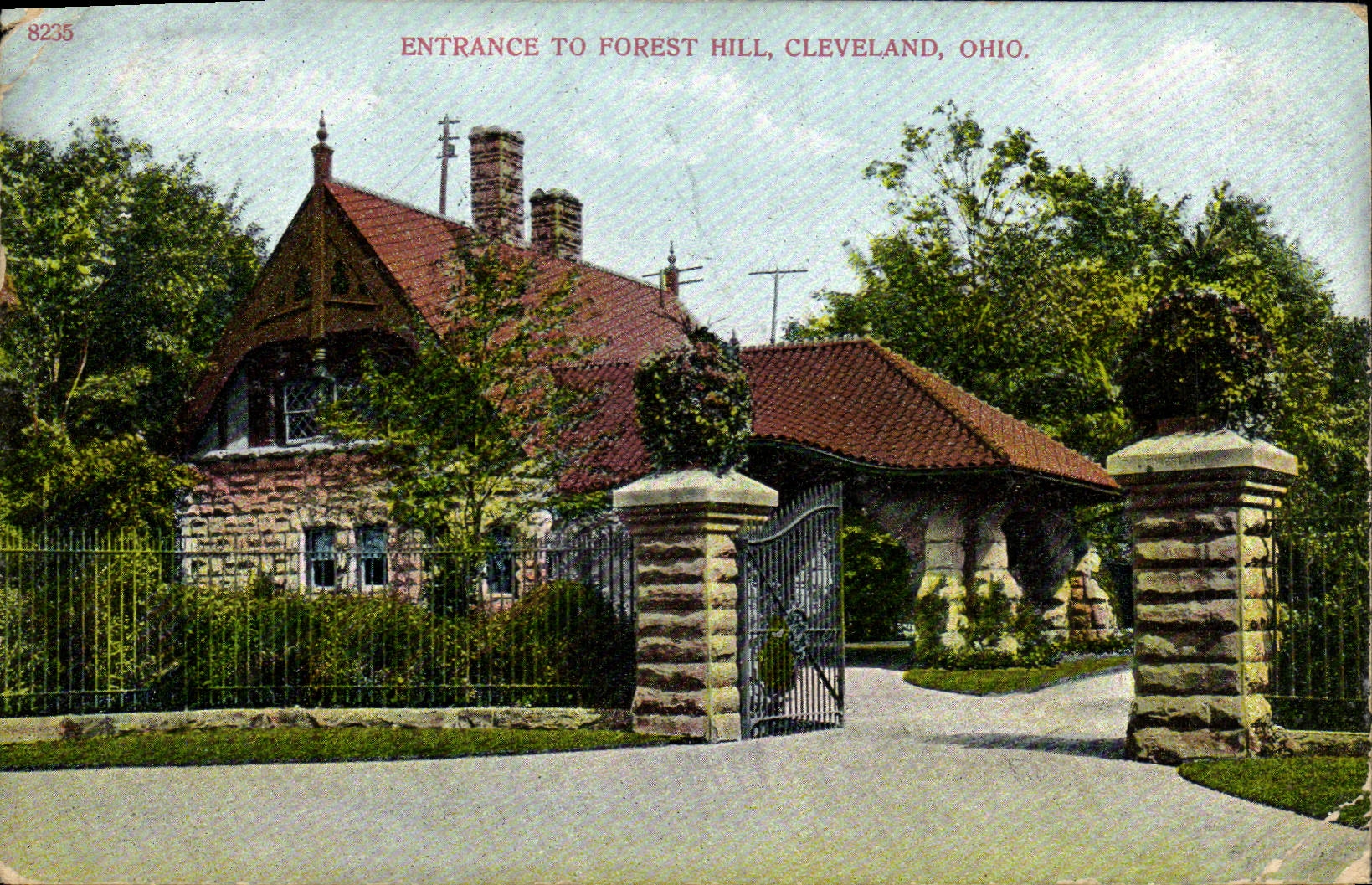 CPA Entrance To Forest Hill Cleveland ohio
