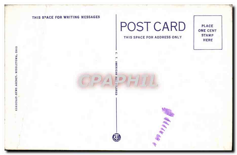 CPA American Rolling Mills Baseball Park And Athletic Field Middletown Ohio — Back