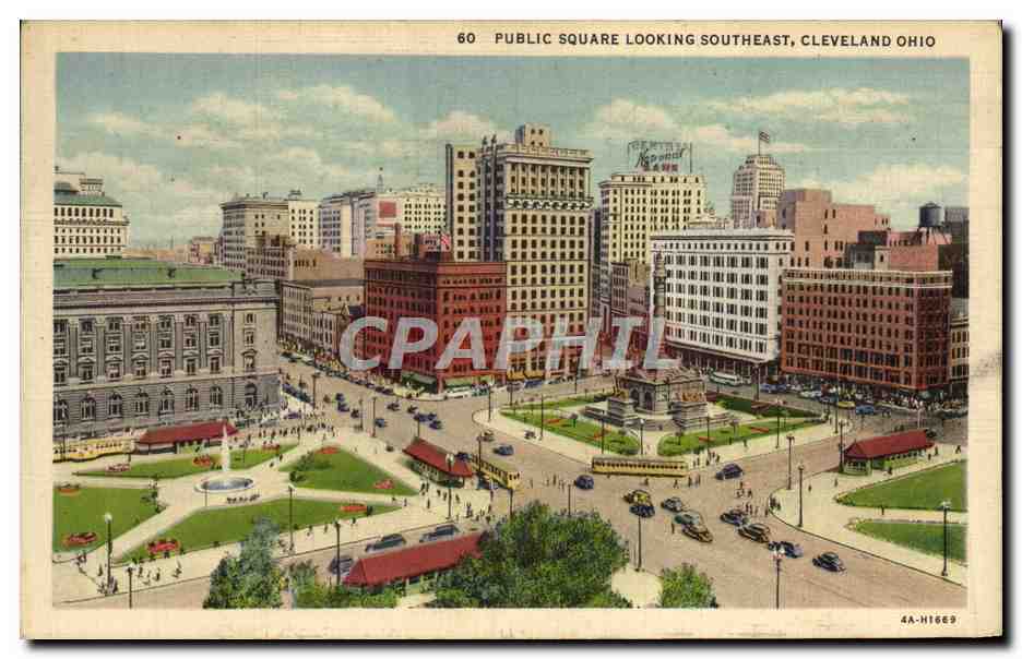 CPA Public Square Looking Southeast Cleveland Ohio