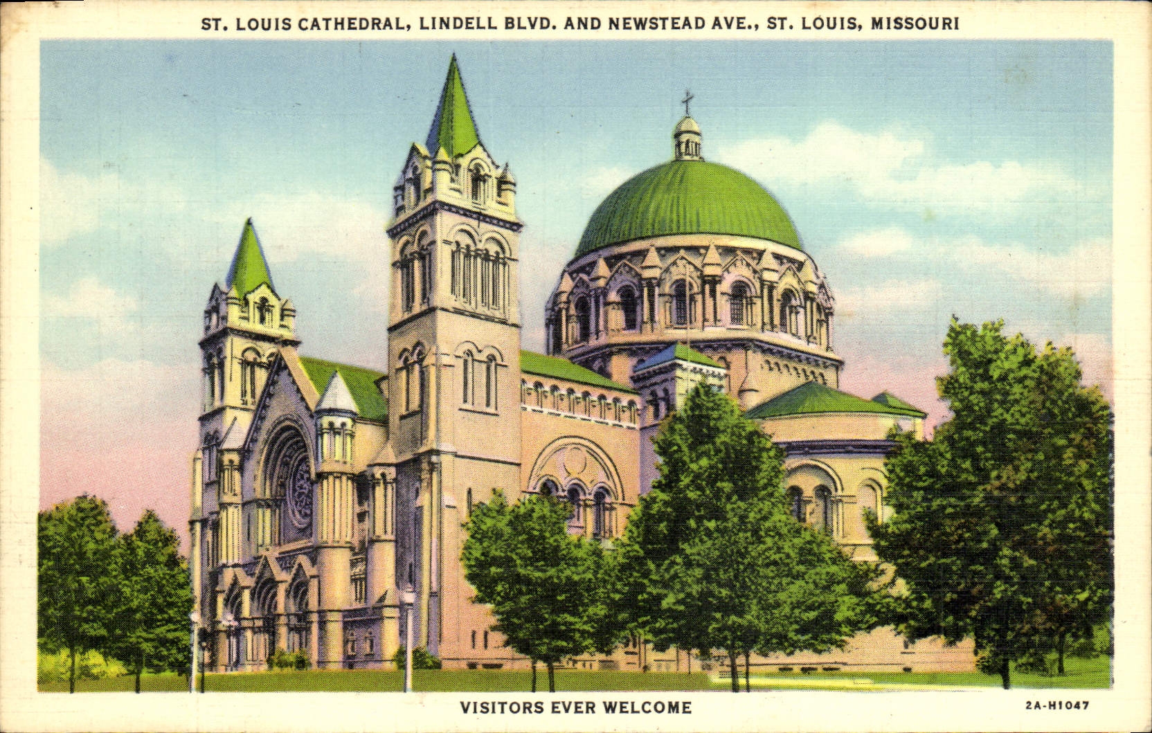CPA St Louis Cathedral Lindell Blvd And Newstead Ave St Louis Missouri
