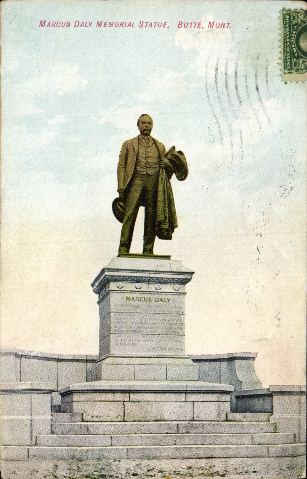 CPA Marcus Daly Memorial Statue Butte Montana