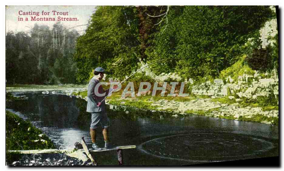CPA Casting for Trout in a Montana Stream Peche Pecheur