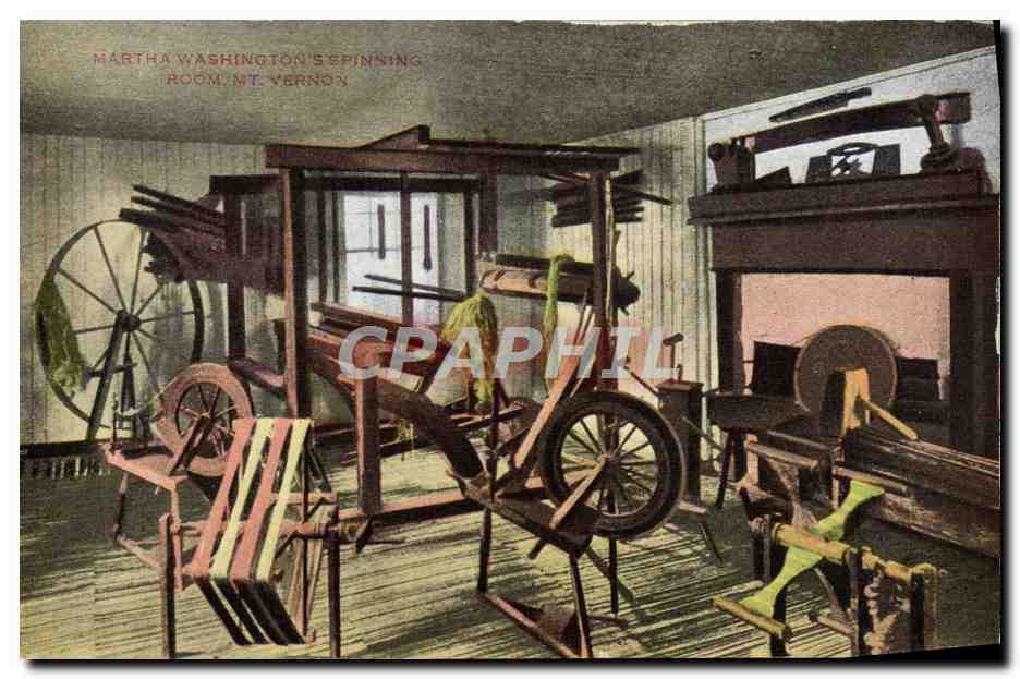 CPA Martha Washington Spinning Room Mt Vernon 