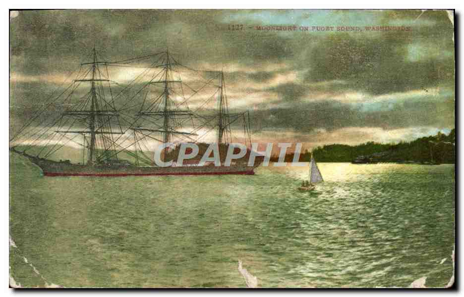 CPA Monument on Puget Sound Washington Bateau 